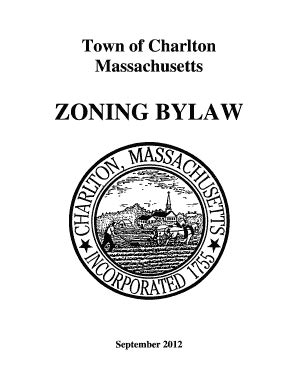 Fillable Online Townofcharlton This Edition Of The Charlton Zoning