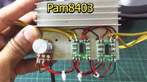 Pam Powerful Stereo Amplifier With Volume Tronicspro