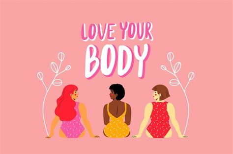 Free Vector Lettering Body Positive