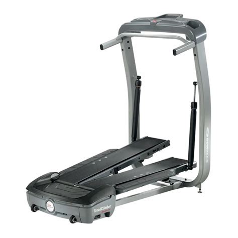 Bowflex Treadclimber Tc10 Assembly And Owners Manual Pdf Download Manualslib