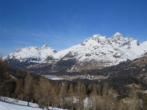 Skitour An Einem Traumhaften Apriltag Von St Moritz Bad Zum Piz