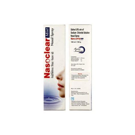 Nasoclear Mist Nasal Spray Ml Pharmacy