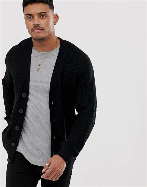 How To Wear A Cardigan Mens Outfit Ideas Schwarze Strickjacke Strickjacke Mode Online