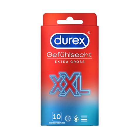 Durex Gefuhlsecht XXL Kondomi 10 Kom Lolita Erotic Shop