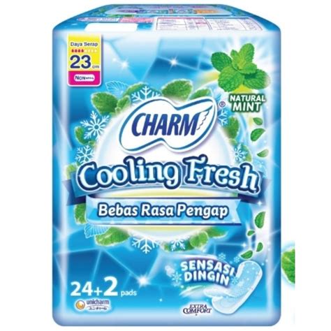 Jual Charm Cooling Fresh Non Wing 23cm Shopee Indonesia