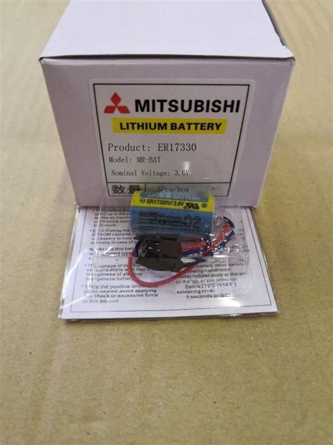 New Original Mitsubishi Er V V A Bat Mr Bat Plc Mitsubishi