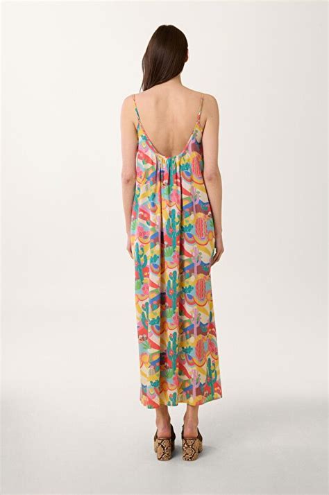 Robe Longue Palm Springs Multicolore Manoush