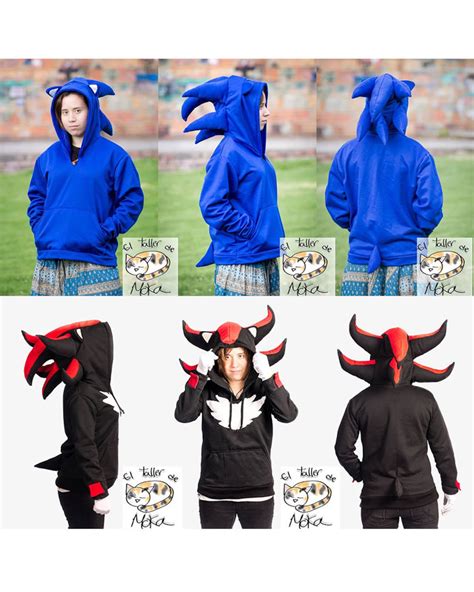 Shadow Sonic Cosplay Hoodie - Etsy