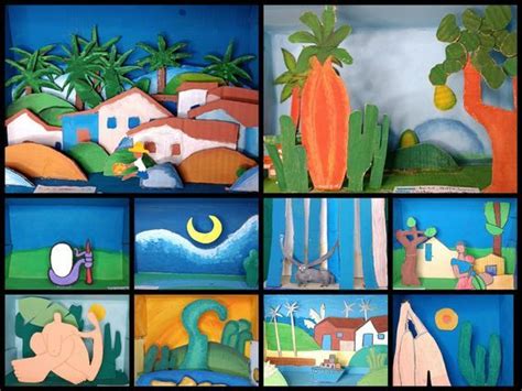 Atividade Obras De Tarsila Do Amaral Em Caixas De Sapato