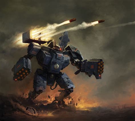 Warhammer K Tau Battlesuit Art From My Heart