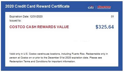 Costco Citi Credit Card Reward 2021 ILoveCostco