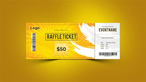 How To Create Professional Event Ticket Design On Behance