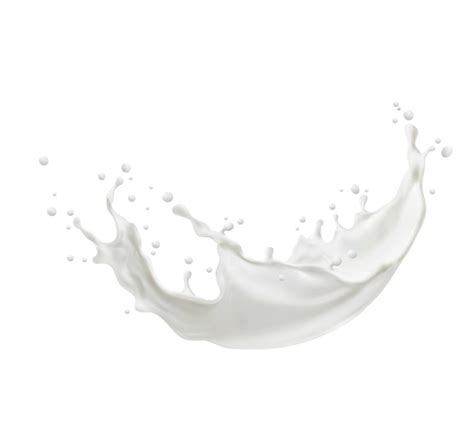 Premium Vector Milk Wave Swirl Splash And Splatters Cream Or Yogurt