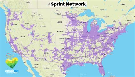 Sprint Coverage Map: How It Compares | WhistleOut