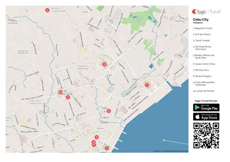 Cebu City Printable Map - Sygic App by Philippines Tourism Company - Issuu