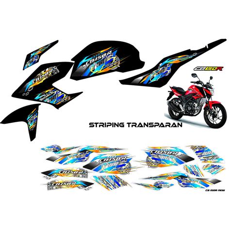 Jual Striping Cb Led Sampai Transparan List Sticker