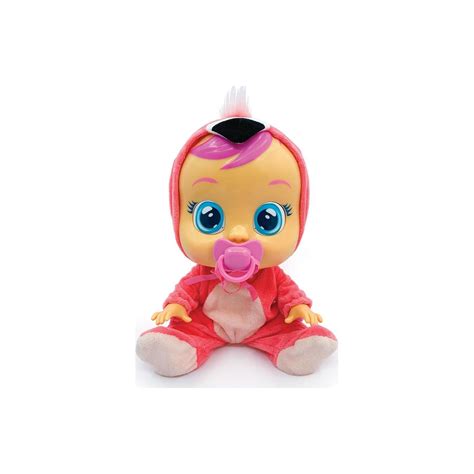 As company Cry Babies Fancy - Interactive Baby Doll Flamingo Cries Real ...