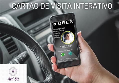 Cart O De Visita Interativo Uber Elo Produtos Especiais