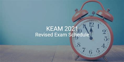 KEAM 2021 Revised Exam Schedule Announced College Pravesh