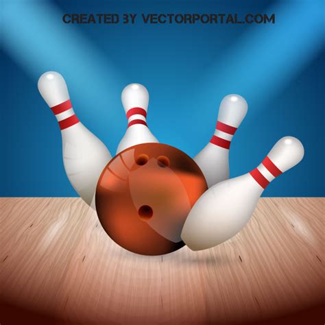 Bowling Royalty Free Vector Image Vectorstock Clip Art Library