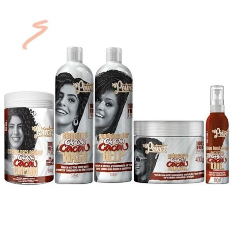 Kit Shampoo Condicionador Creme G M Scara Leo Coco E Cacau Soul