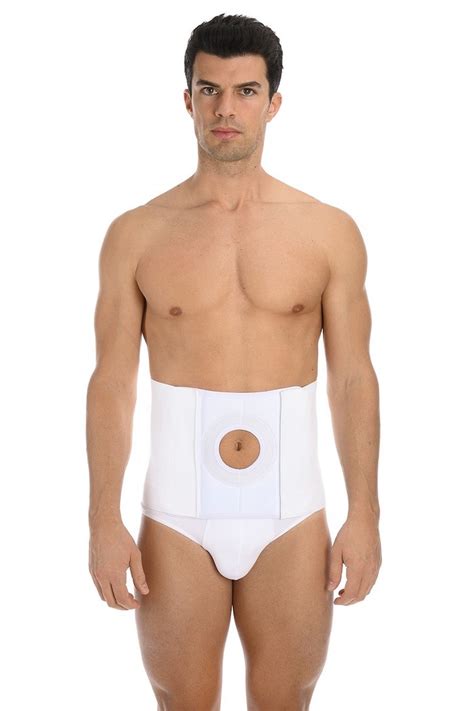 Ceinture de maintien abdominale pour stomie Pannello coton élastique