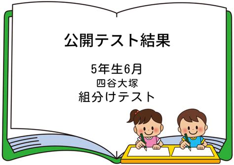 5年生6月四谷大塚公開テスト（組分けテスト）cコース維持｜塾なし5年から中学受験へ挑戦