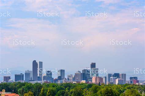 Denver Colorado Usa Skyline Stock Photo Download Image Now Bridge