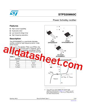 Stps M Cg Tr Datasheet Pdf Stmicroelectronics