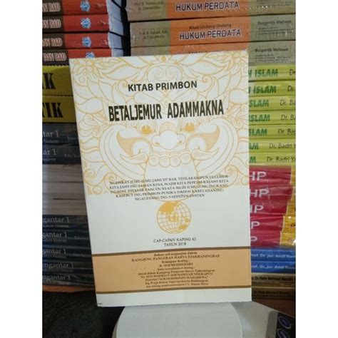 Jual Betaljemur Adammakna Kitab Primbon Terlengkap Shopee Indonesia