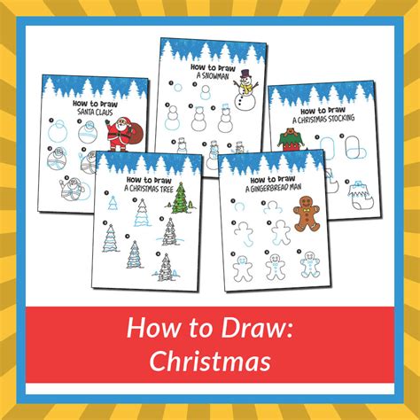 how to draw a christmas gift