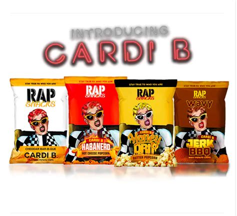 Rap Snacks Potato Chips Reveal Four New Cardi B Flavors