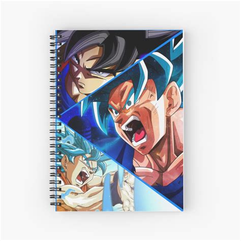 Cuaderno de espiral Goku ultra instinto Forma b9 png Clásico de