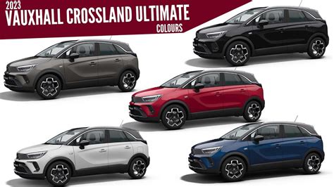 Vauxhall Crossland Ultimate All Color Options Images