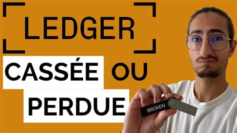 Ledger Cass E Ou Perdue Comment R Cup Rer Ses Crypto Tuto Phrase De