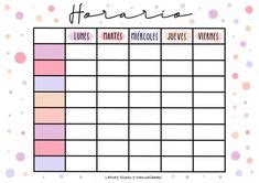 Ideas De Horarios Aesthetics Horario De Clases Horario De Escuela