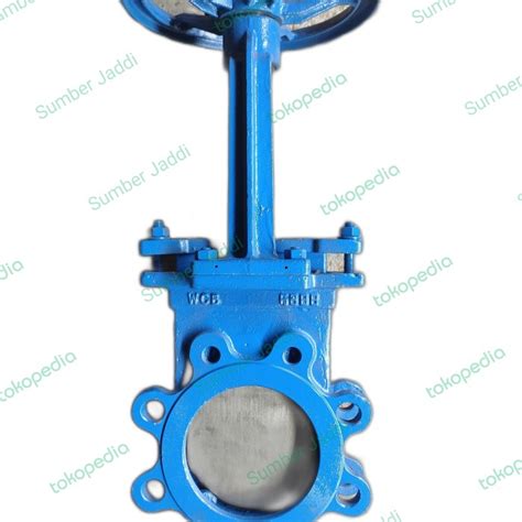 Jual KNIFE GATE VALVE WAFER TO JIS 10K BODY WCB BESI YONE SIZE 4