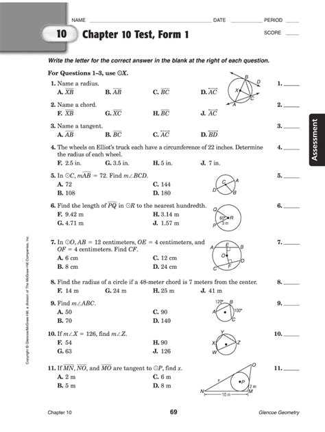 Glencoe Geometry Answer Key Chapter