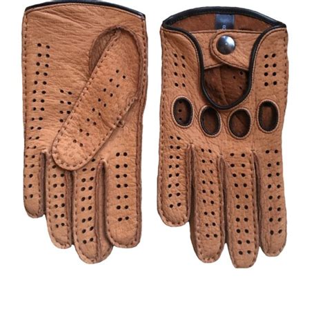 Men S Peccary Driving Gloves Custom Size Hand Sewn In Different Color