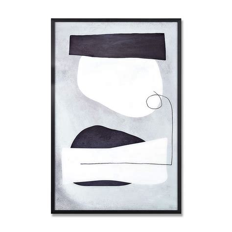 Simple Abstract Art Black And White