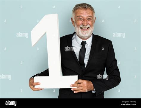 caucasian business man rank number  stock photo alamy