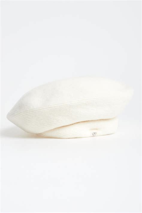 Beret Damski We Niany Svago Weekend Max Mara Ecru