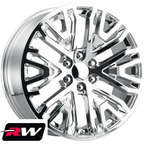 22 X9 Inch Chevy Tahoe Oe Replica Wheels Chrome 2019 Gm Accessory Rims