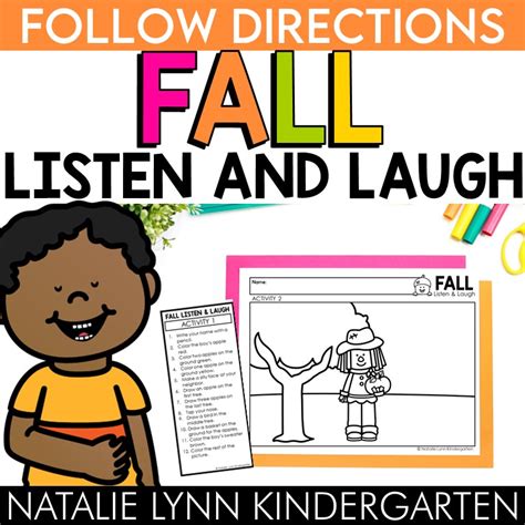 Fall Listen And Laugh Listening And Following Directions Step By Step