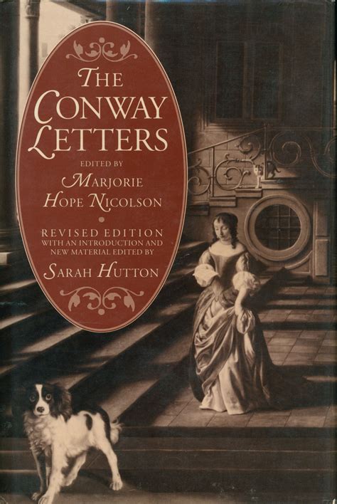 Sarah Hutton The Conway Letters HC The Correspondence Of Anne