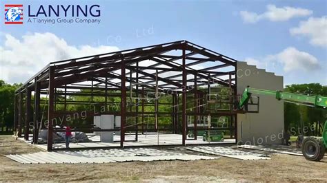 Prefabricated Light Steel Structure Metal Warehouse Workshop Hangar