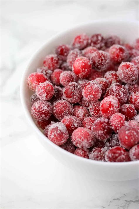 How To Make Sugared Cranberries Boston Girl Bakes