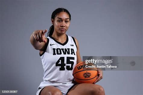 Hannah Stuelke Of The Iowa Hawkeyes Of The Iowa Hawkeyes Poses For A