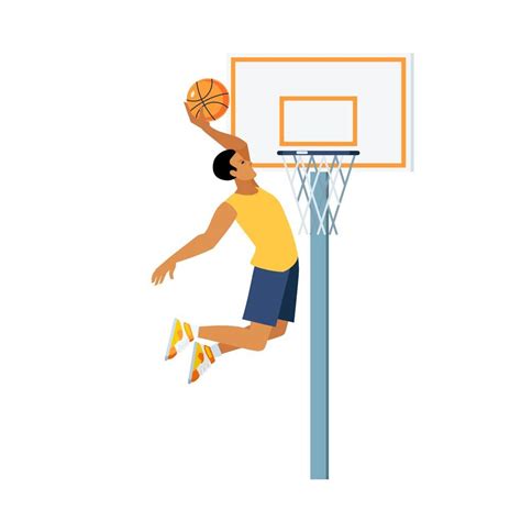 Basketball Jump Illustration Sports Illustrations Art Drawing