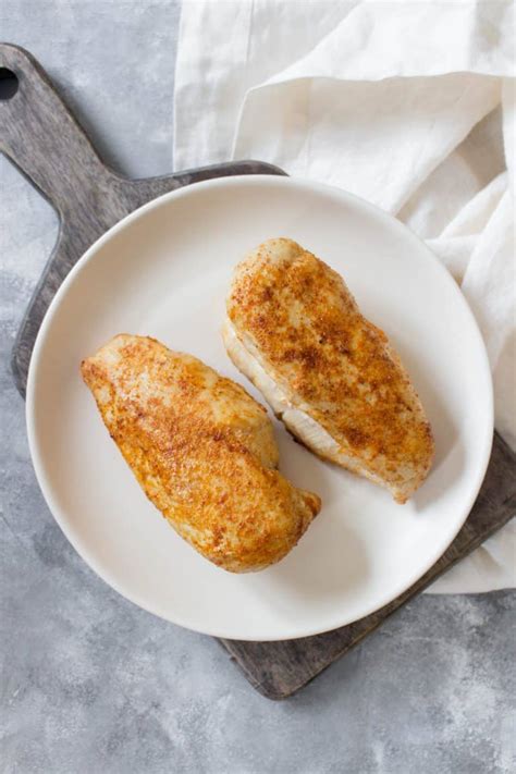 Basic Air Fryer Chicken Breasts Carmy Easy Healthy Ish Recipes